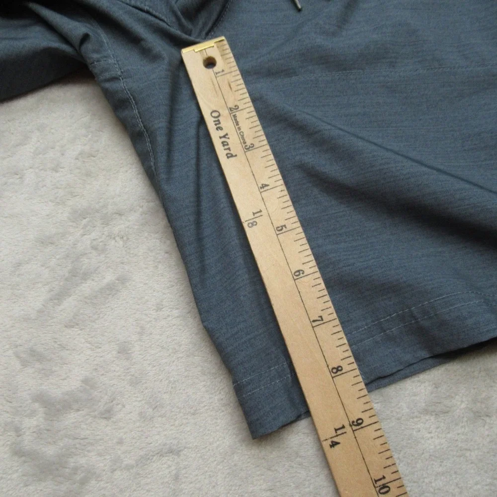 Columbia Shorts Mens Large Sea Blue‎ Pockets Elastic Drawstring Waist Swim Board